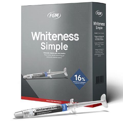 Clareador Dental Caseiro Whiteness Perfect Kit 22