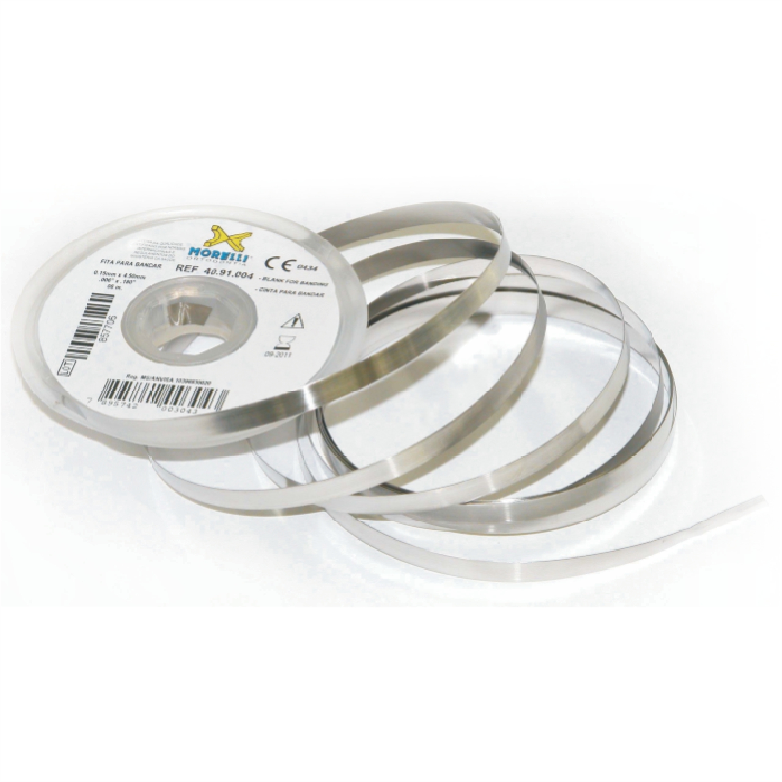 Fita para Bandar em Rolo 0,10mm x 3,8mm - 8 metros