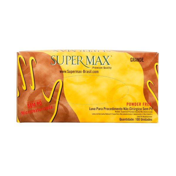 Luva Supermax Powder Free - Tam P