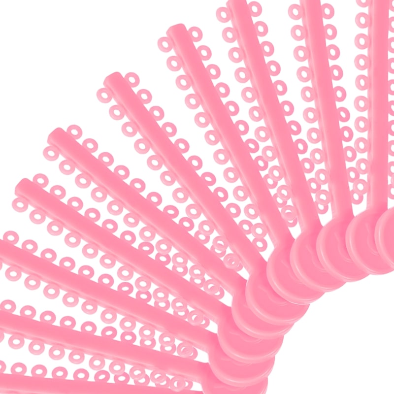 Elástico Ligadura Modular - Rosa Bebê - Orthometric