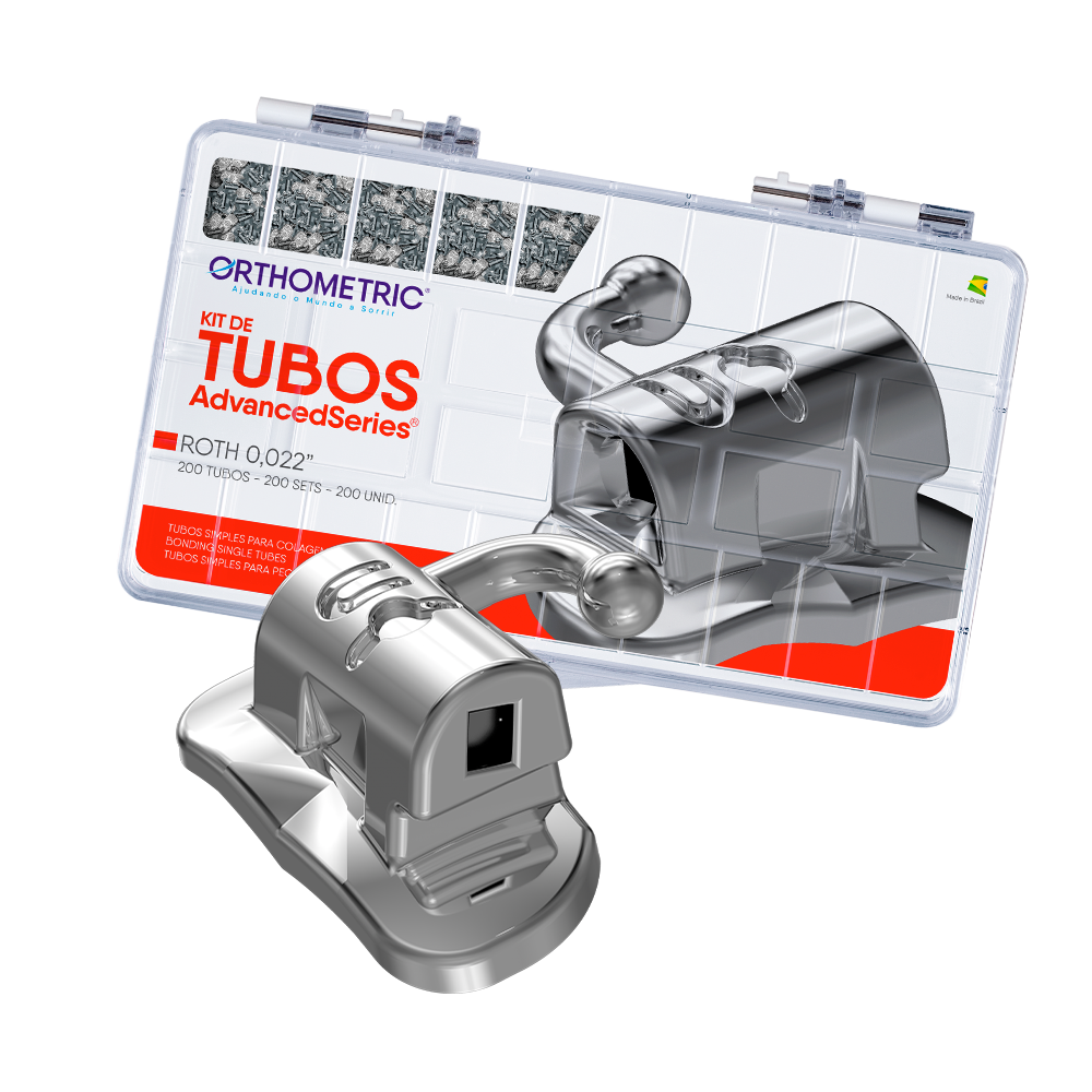 Kit Tubo Simples Advanced Series Cola Roth 0.22 - 200 unidades - Orthometric