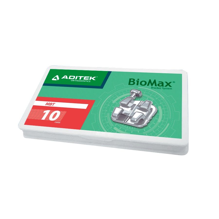 Kit Bráquete BioMax MBT .022 - 10 Casos - Aditek