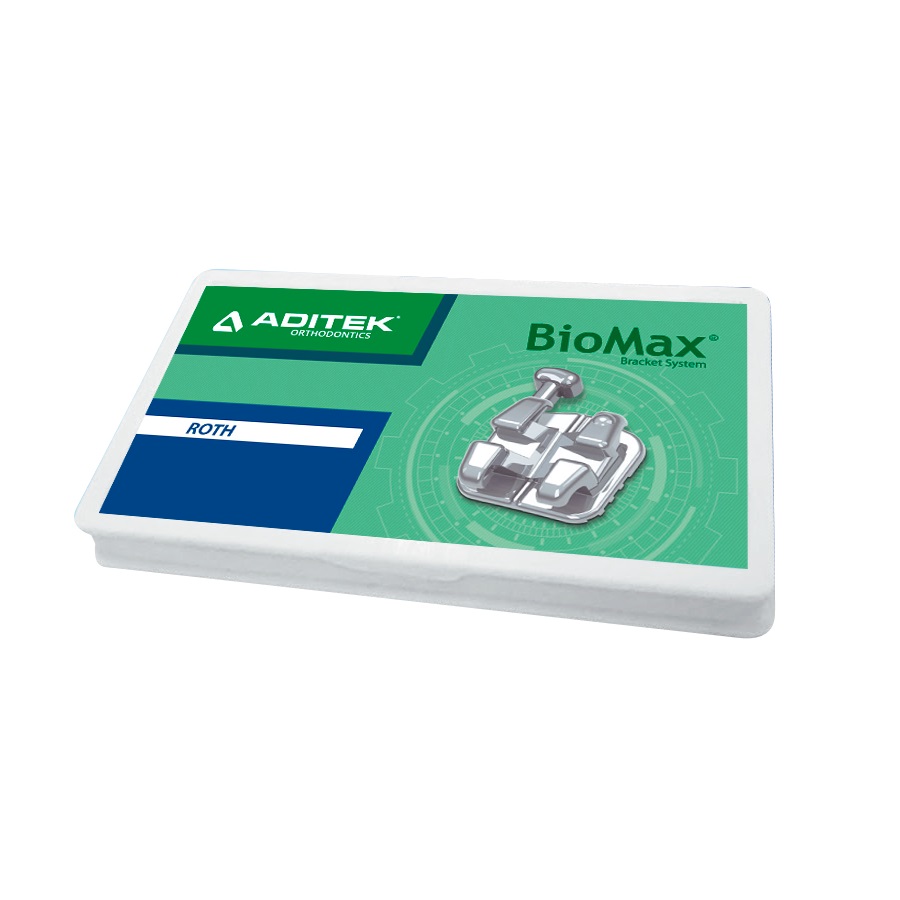 Kit Bráquete BioMax Roth .022 - 1 Caso - Aditek