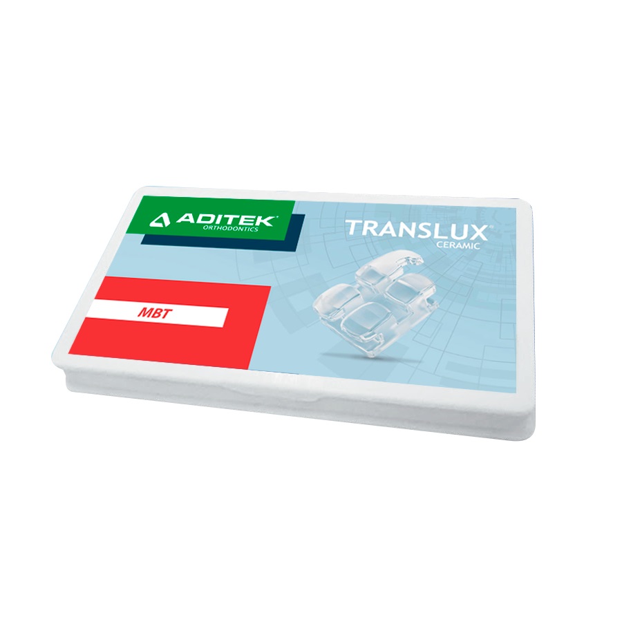 Kit Bráquete Cerâmico Translux MBT .022 - 1 Caso - Aditek