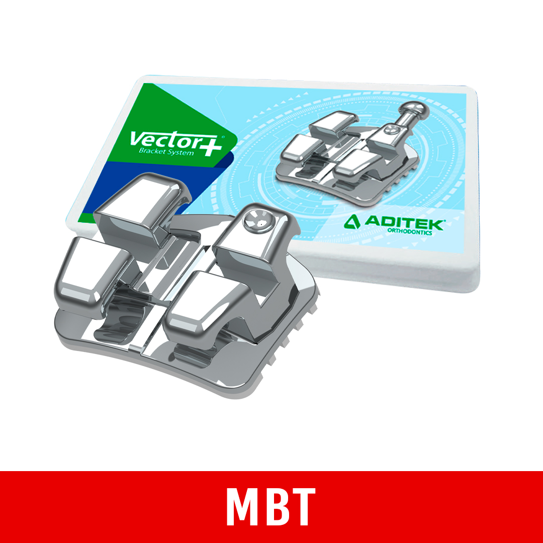 Kit Bráquete Vector+ MBT .022 - 1 Caso - Aditek