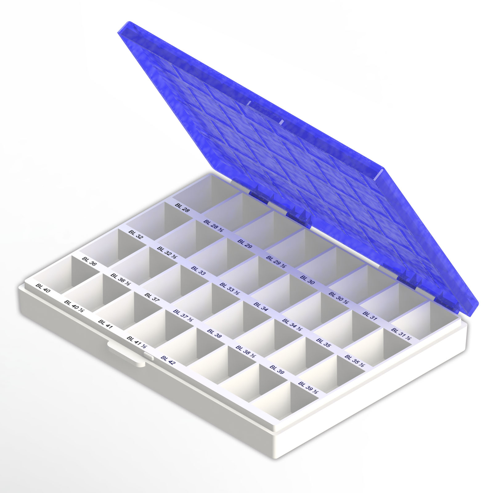 Caixa para Bandas Inferiores Universal Cor Azul