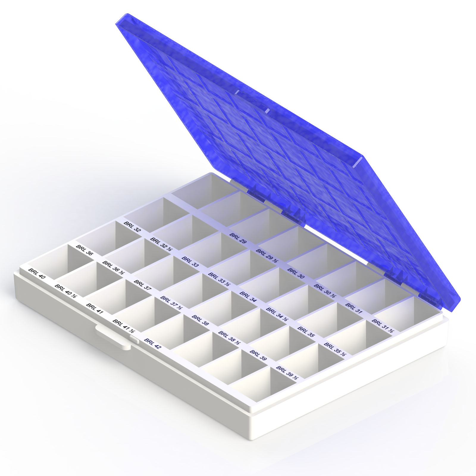 Caixa para Bandas Anatômicas Inferior Direito Cor Azul