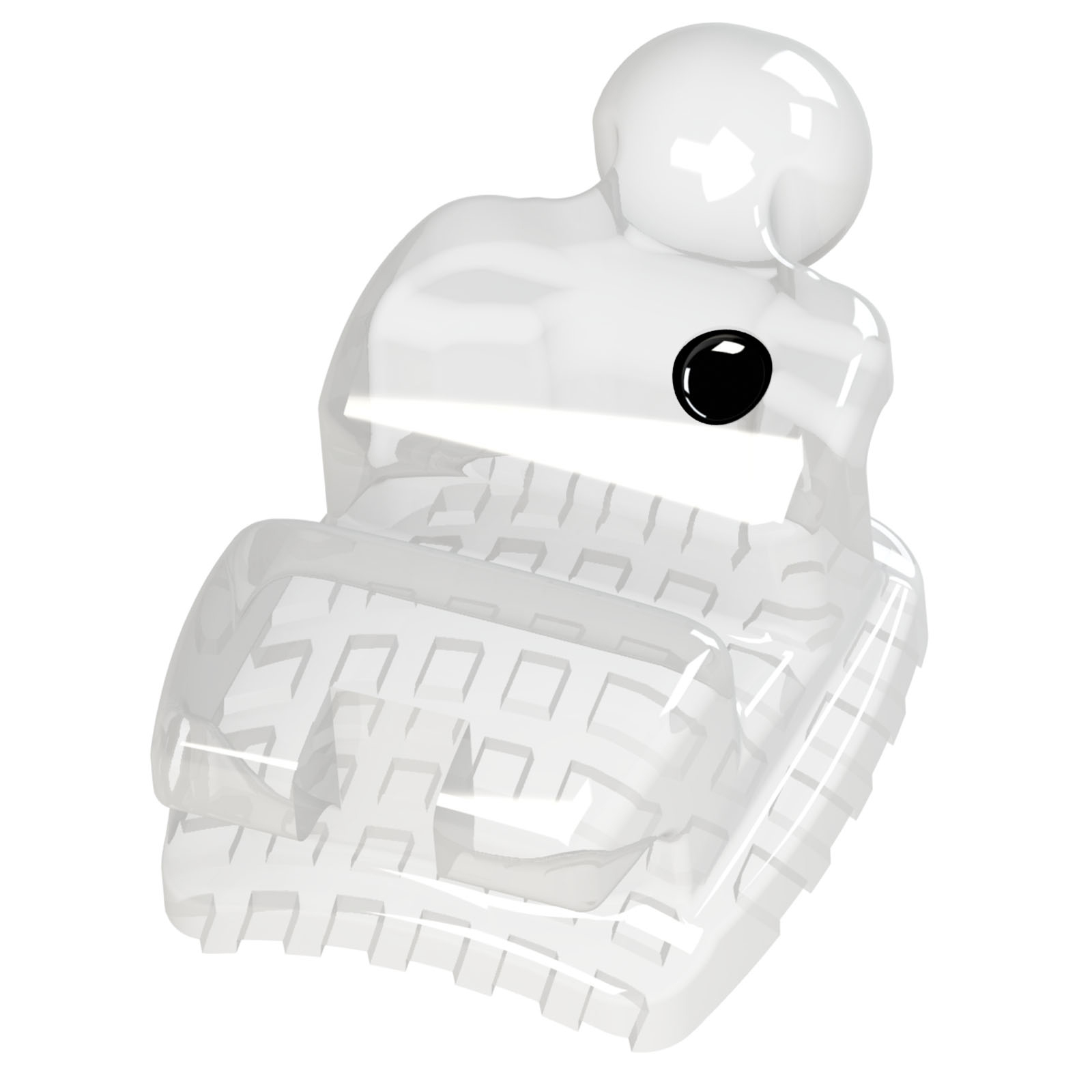 Bráquete PolySafira Roth .022 - 43 Com Gancho