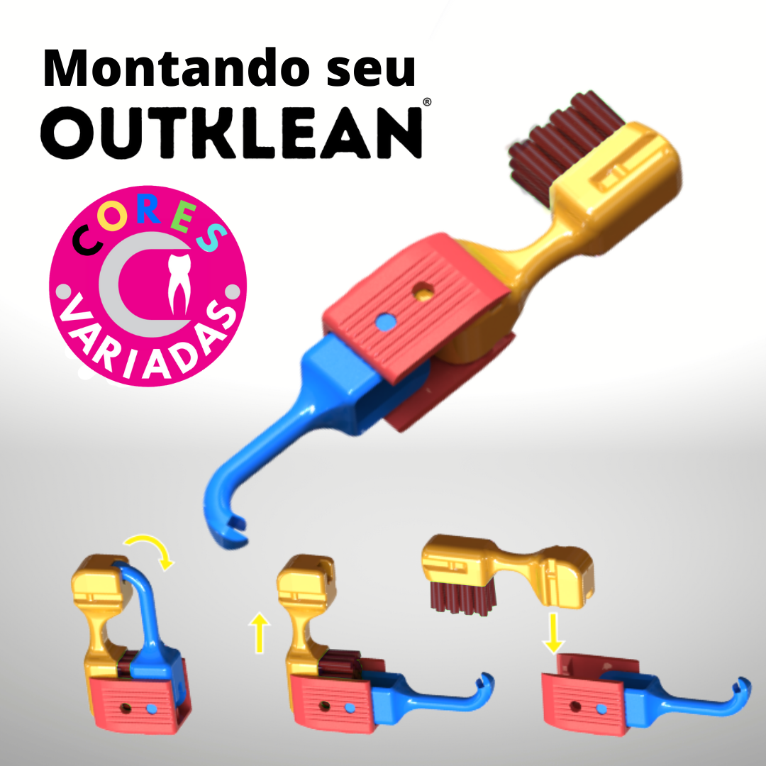 Outklean - Gancho removedor de alinhador e escova - Coraldent