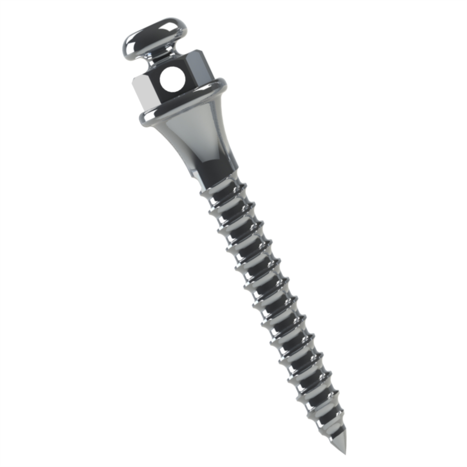 Miniparafuso Ortodôntico de Titânio 10mm - Cabeça de Botão